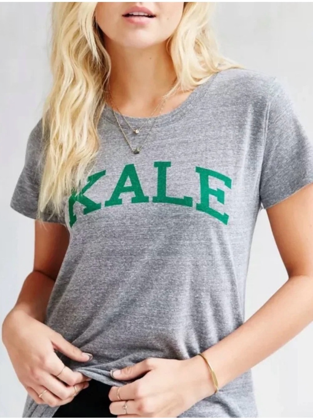 Sub_Urban Riot Grey Tee with Green KALE Graphic